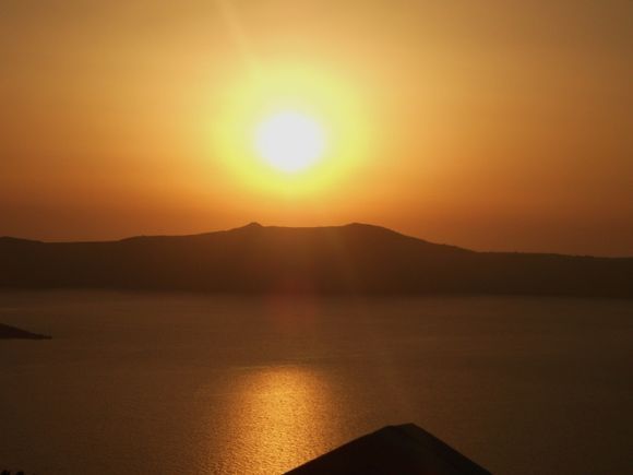 Fira sunset.