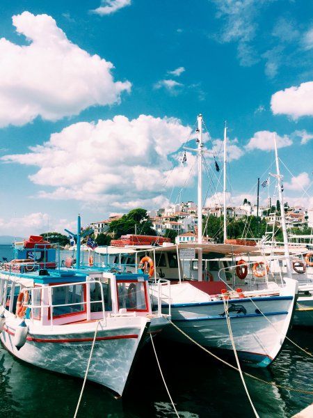 Skiathos port