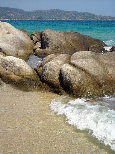 Rounded rocks