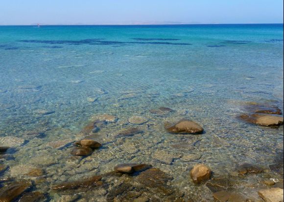 Blue cristal water (Zematas beach)