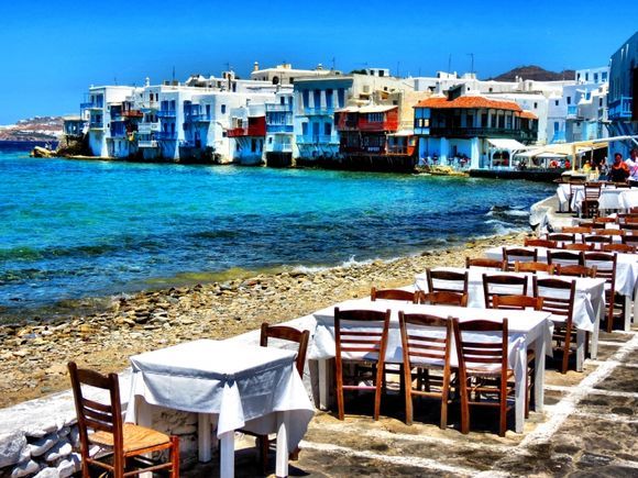 little venice on Mykonos island