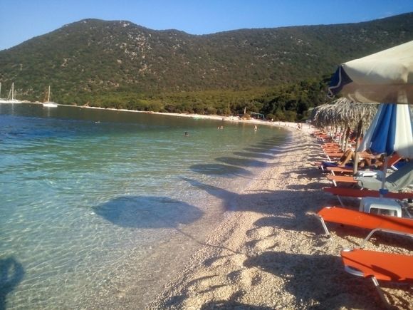 The wonderful Antisamos beach - paradise!
My full blog can be seen here;
https://kefaloniablog2016.blogspot.com/2019/07/kefalonia-2016-staying-at-karavomilos.html