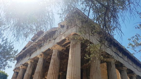 Ancient Hephaestus Agora Temple