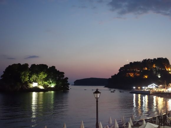 Parga at night