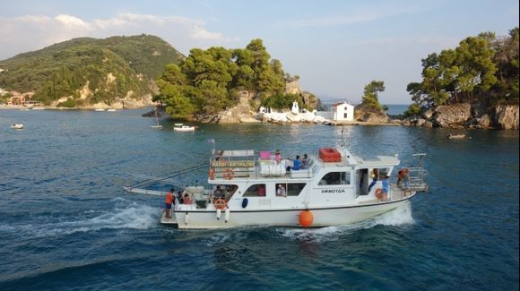 Evening out from Parga
