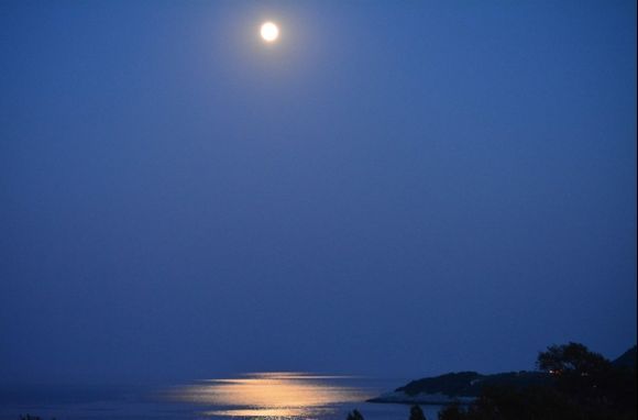 The Moon over Agios Ioannis
