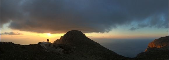 sunrise at Stavros chapel