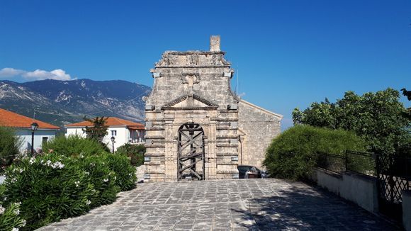 Portal of church of Evangelistria