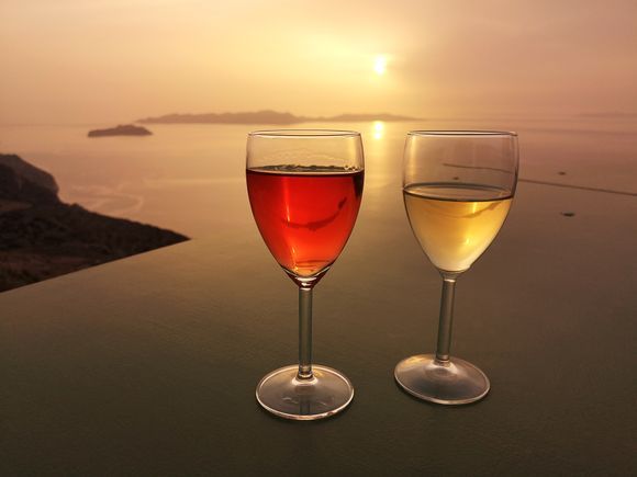 The place for a glass of wine at sunset.