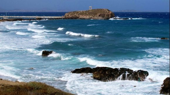 A view of the Portara, Naxos