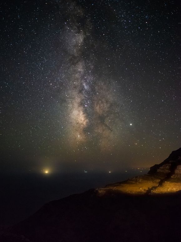The Milky Way from Agios Dimitros in Ikaria