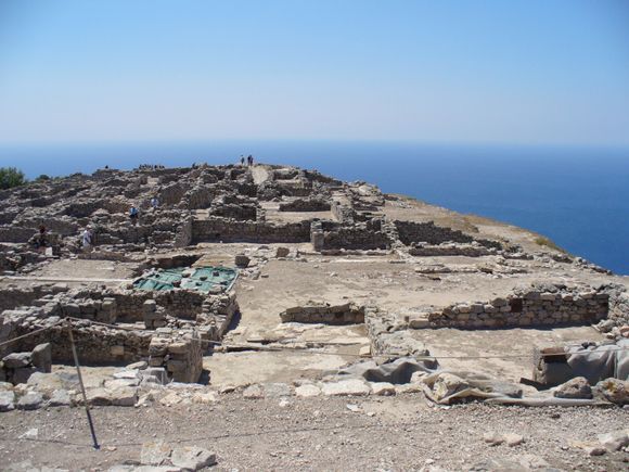 View of ancient Thira