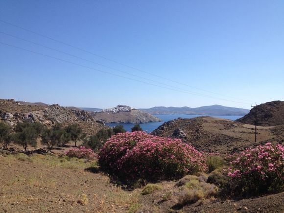 Chora, Astypalaia.  Taken from the road to Ag. Constantinos.