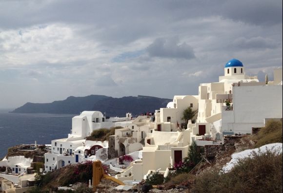 After the storm, Santorini