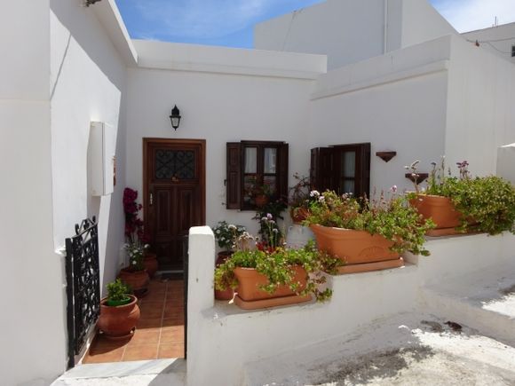 House with windowboxes, Astypalaia