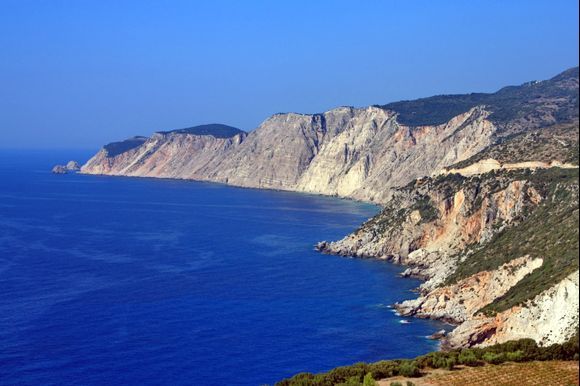 The unstable cliffs of Kefalonia