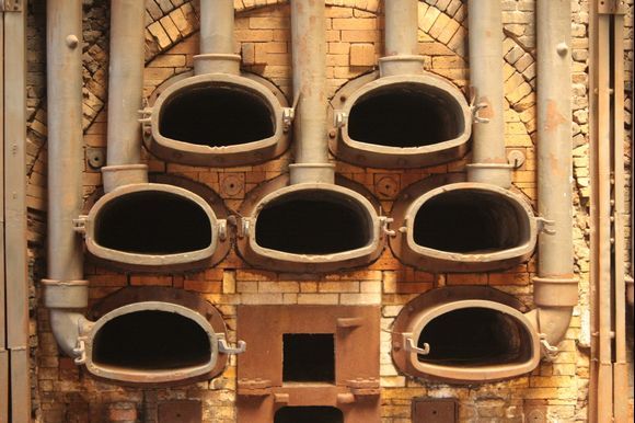 Gazi gasworks - Horizontal retort furnace 