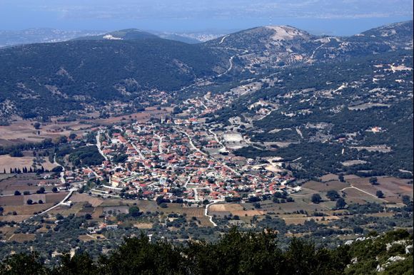 Majestic Valsamata, where the Robola - famous August vine festival takes place.