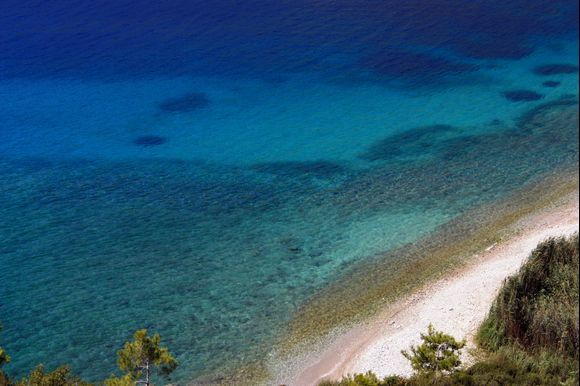 Empty beaches of Chios