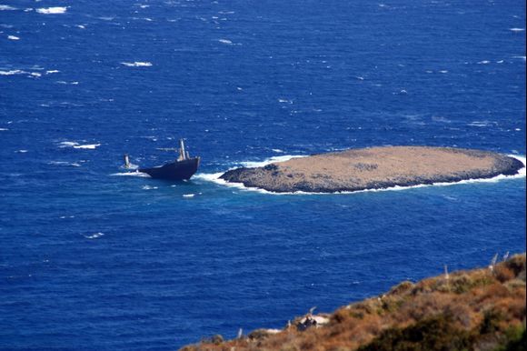 The Nordland shipwreck in Diakofti