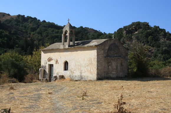 A church with antique details (Lakka).
