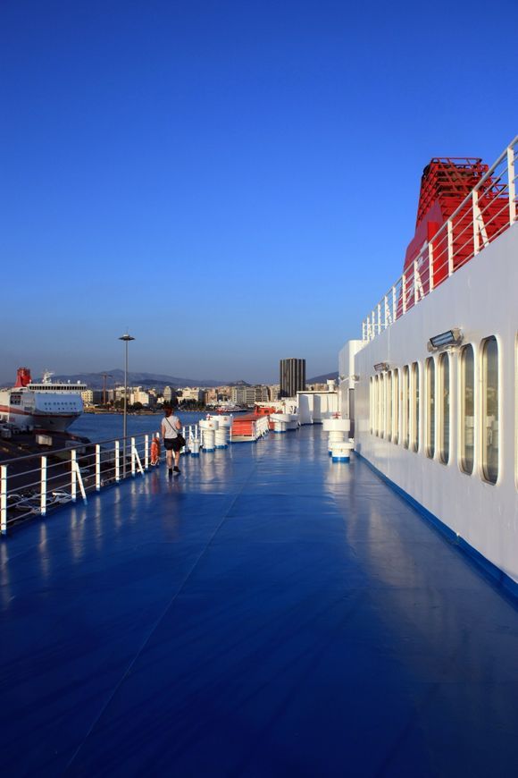 Blue shining deck