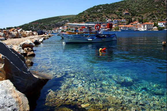 The lovely harbour of Agia Kyriaka.
