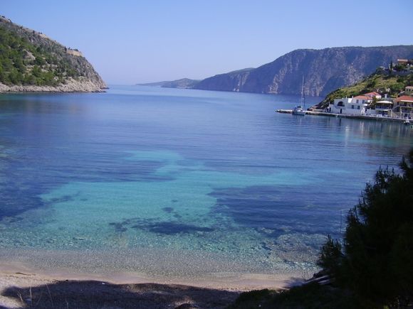 Beautiful clear water of  Assos