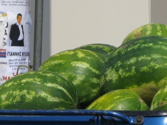 Melones in Nidri Town