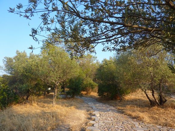 path on mount Philopapou