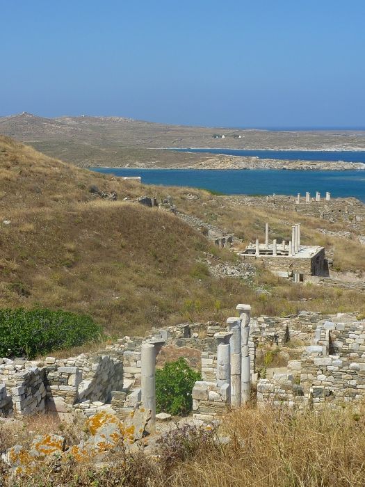 View on the house of Hermes, Delos