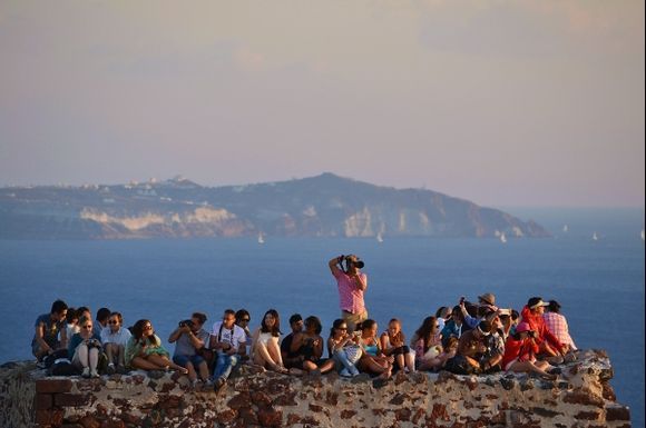 waiting for the sunset - OIA