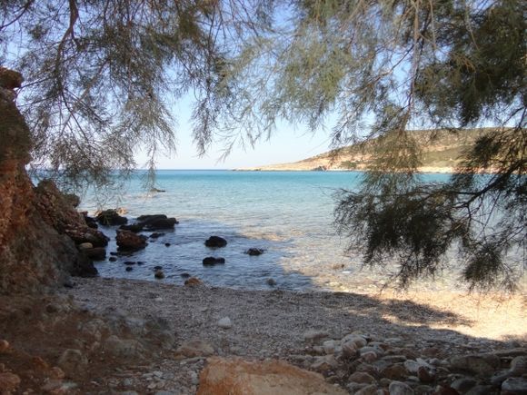 the best beach on paros, only for the locals, exweptional for lost tourists, like us