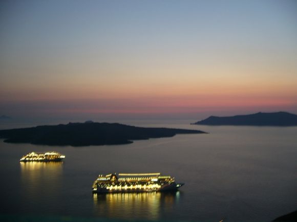 santorini sunset