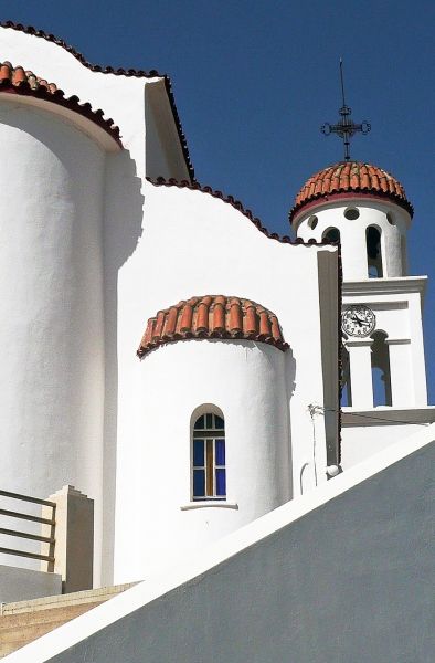 a beautiful church near the southcoast of crete