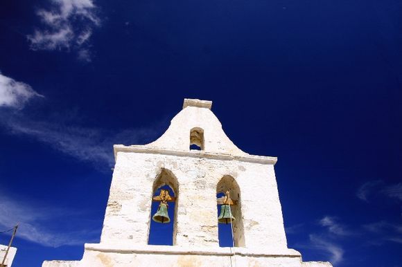 Bell tower and sky, Chora