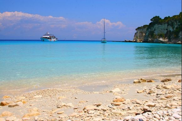 Antipaxos beach