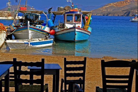 Pandeli harbour, Leros island