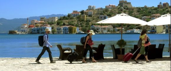 Leaving the island of Kasastellorizo