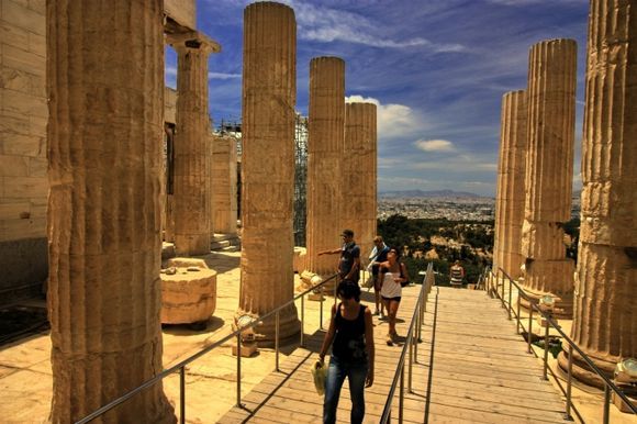 Columns at Acropolis