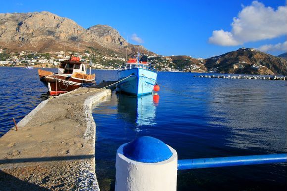 Fishing boats, Telendos island, Dodecanese