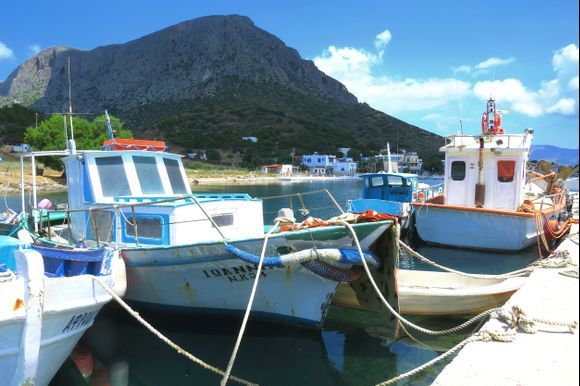Fishing boats, Telendos island