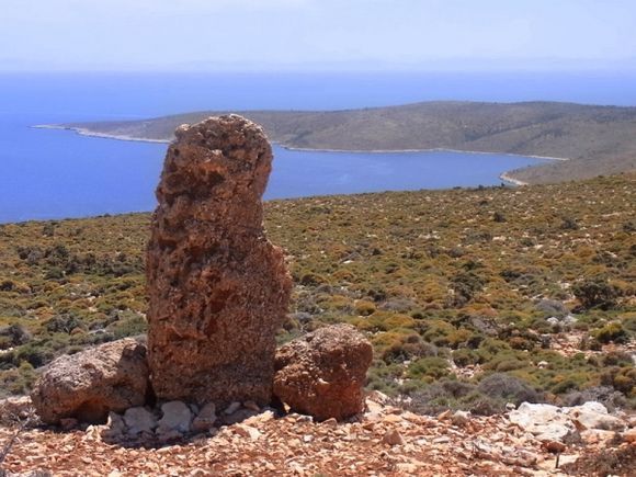 The rocky site of Skyros