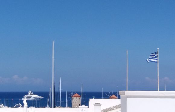 White and blue ... Greece in two colors
