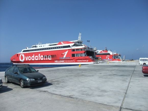 the ferry from syros