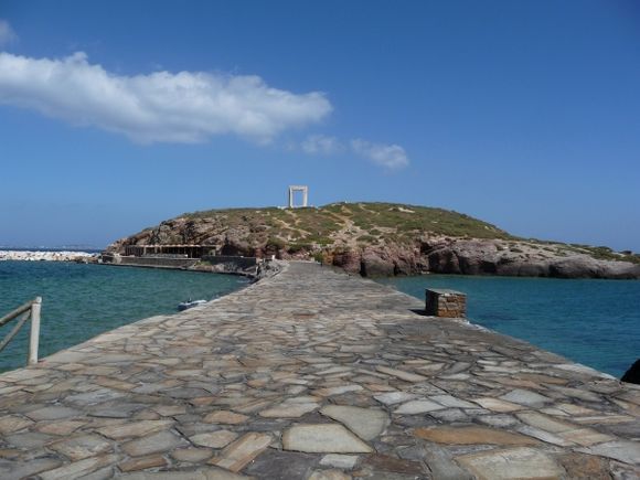Naxos .. the causeway..