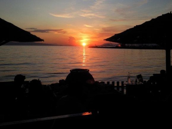 Sunset in Aegina..