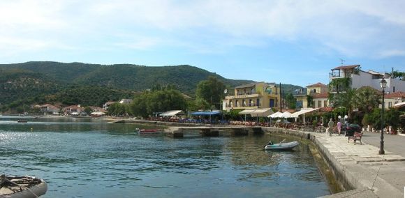 Platanias, a harbour in the south of Pelion. In summer you can take here a ferry to Skiatos, Skopelos