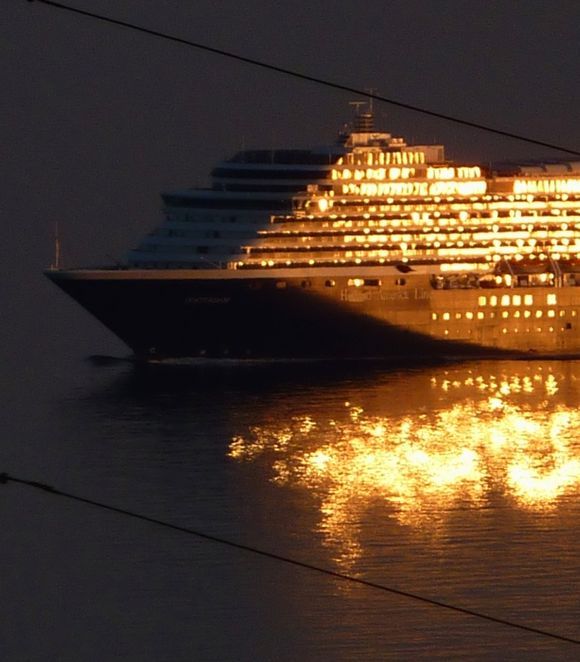 Santorini...early morning arrivals....