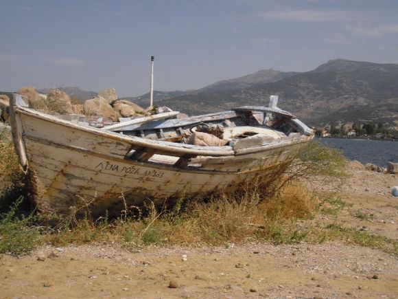 Old fishermen boat